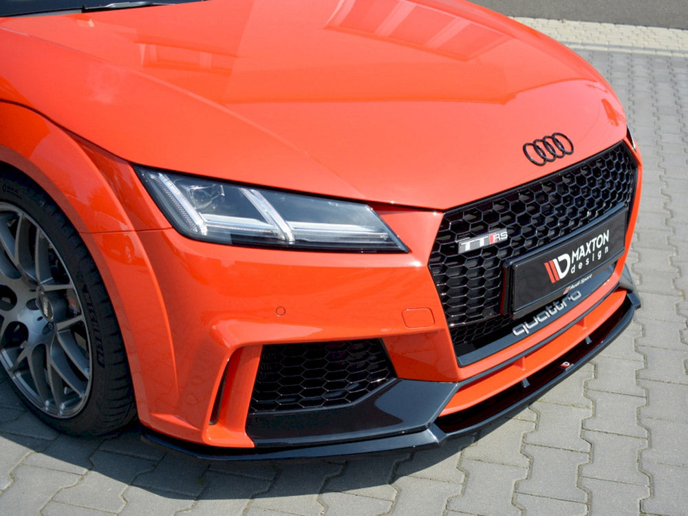 Front Splitter V.2 Audi TT MK3 (8S) RS 2016-2020 Maxton Design