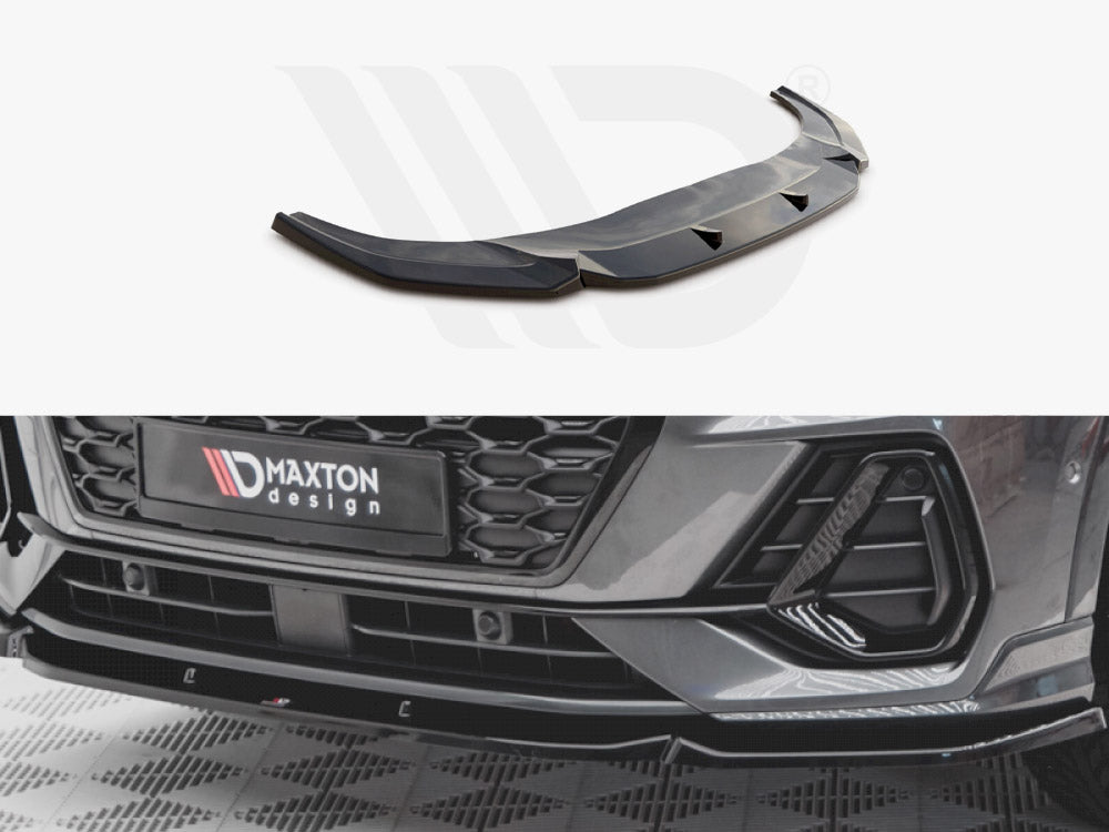 Front Splitter V.1 Audi Q3 Sportback S-Line Maxton Design