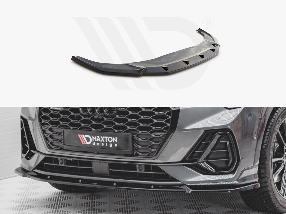 Front Splitter V.2 Audi Q3 Sportback S-Line Maxton Design