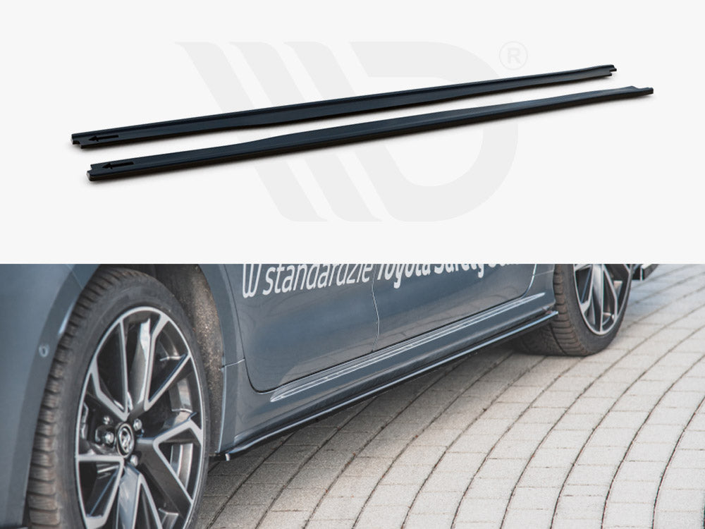 Side Skirts Diffusers Toyota Corolla MK12 Sedan 2019- Maxton Design