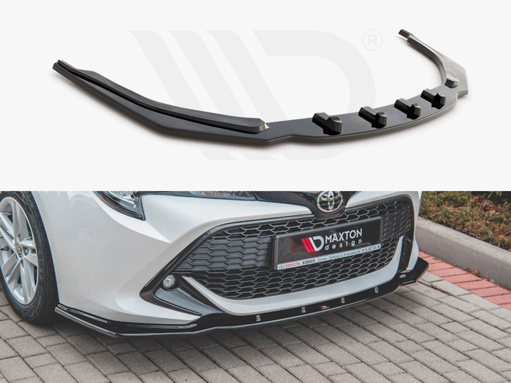 Front Splitter V1 Toyota Corolla MK12 Touring Sports/ Hatchback 2019- Maxton Design