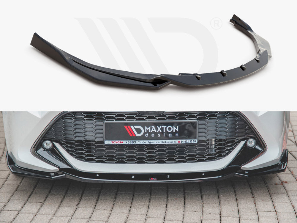 Front Splitter V2 Toyota Corolla MK12 Touring Sports/ Hatchback 2019- Maxton Design