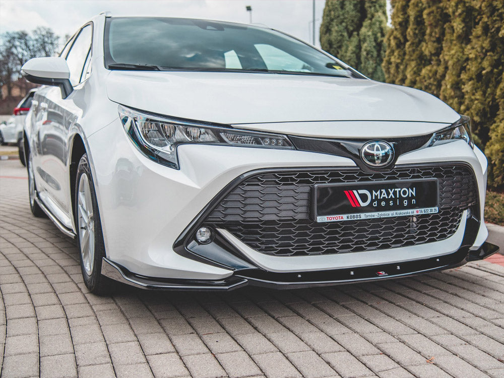 Front Splitter V2 Toyota Corolla MK12 Touring Sports/ Hatchback 2019- Maxton Design