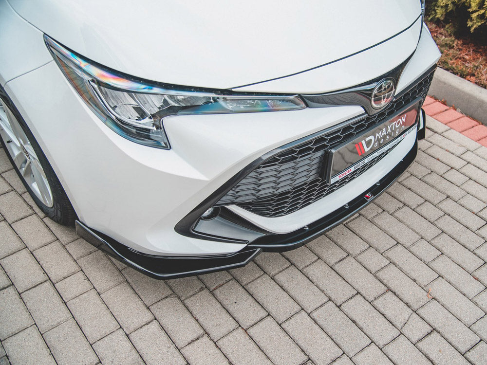 Front Splitter V2 Toyota Corolla MK12 Touring Sports/ Hatchback 2019- Maxton Design