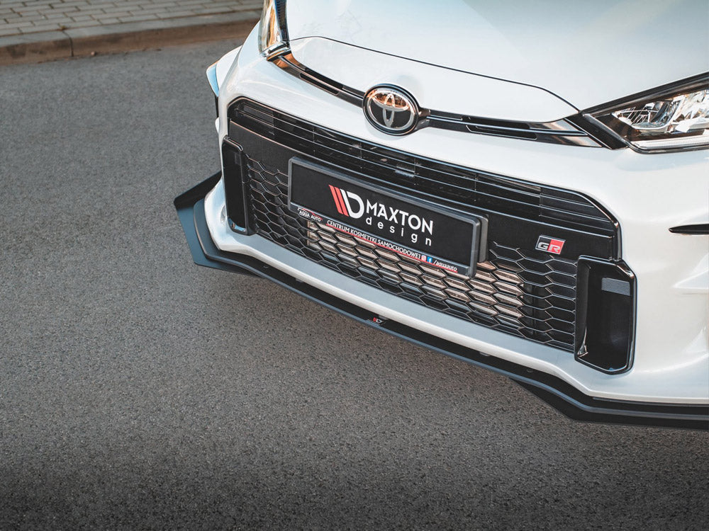 Racing Durability Front Splitter + Flaps Toyota GR Yaris Mk4 2020- Maxton Design