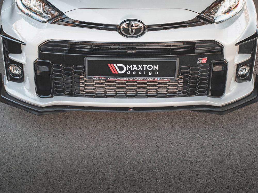 Racing Durability Front Splitter + Flaps Toyota GR Yaris Mk4 2020- Maxton Design