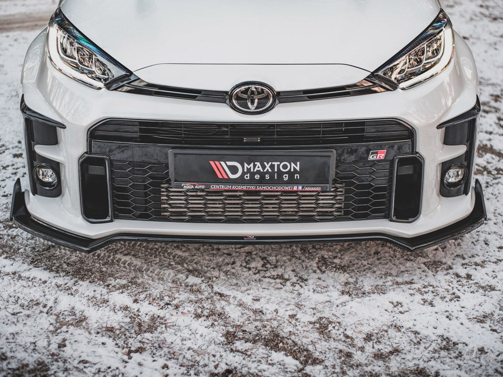 Front Splitter V.3 + Flaps Toyota GR Yaris Mk4 Maxton Design