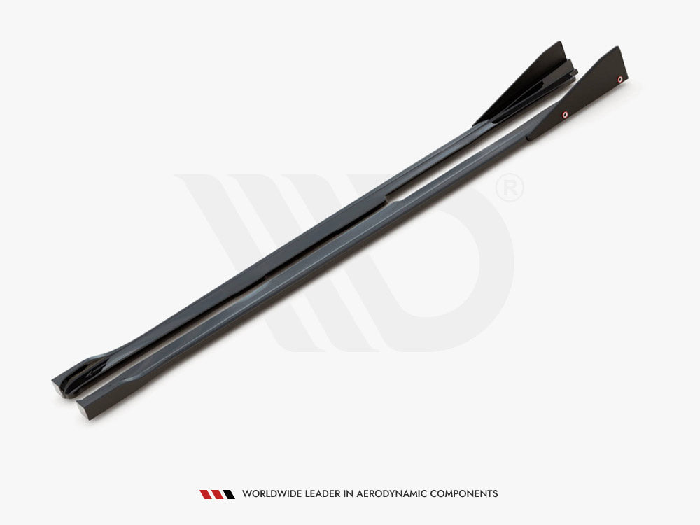 Side Skirts Diffusers V.2 + Flaps Toyota GR Yaris Mk4 Maxton Design