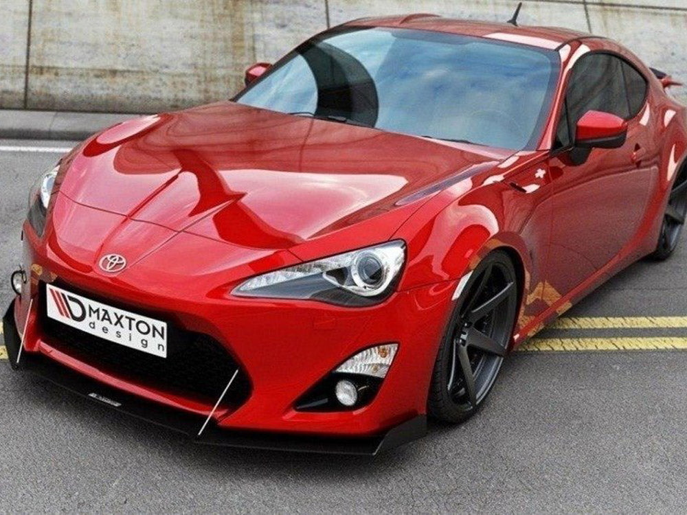 Front Racing Splitter Toyota GT86 (With Wings) 2012-2016 Maxton Design