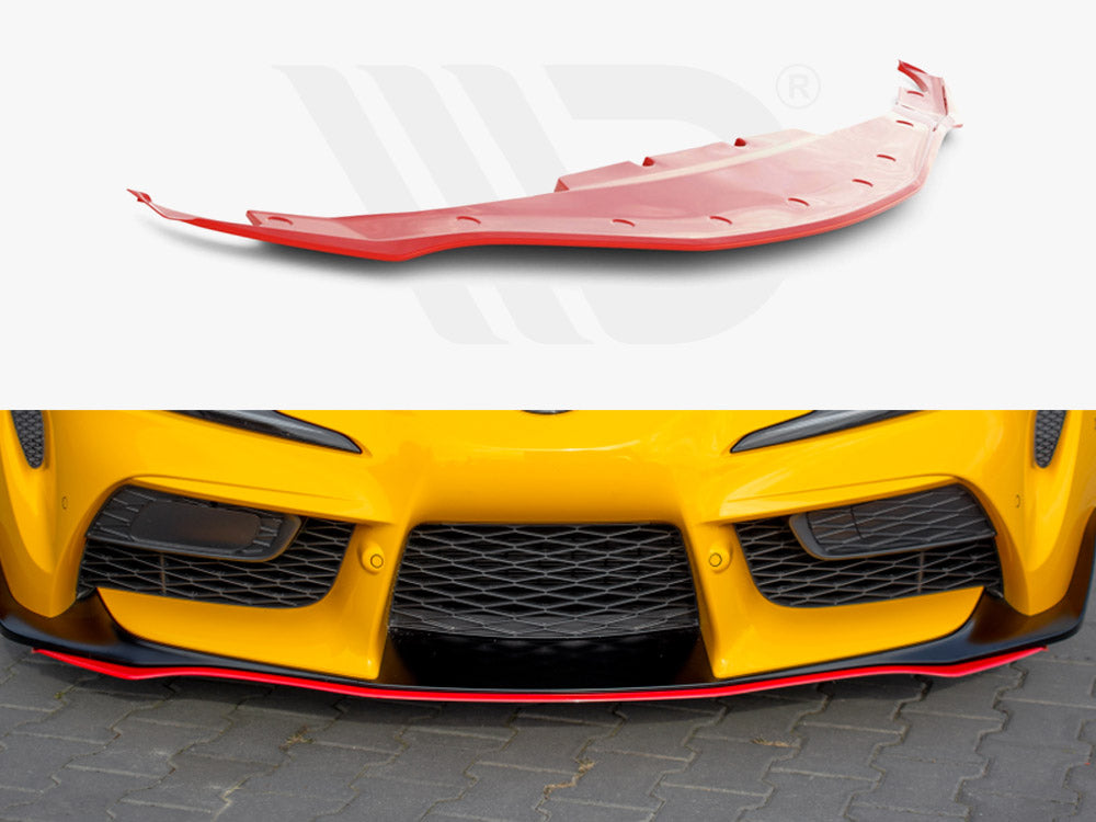 Front Splitter V.3 Toyota Supra MK5 2019- Maxton Design