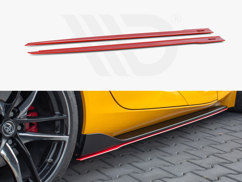 Side Skirts Diffusers V.2 Toyota Supra Mk5 2019- Maxton Design