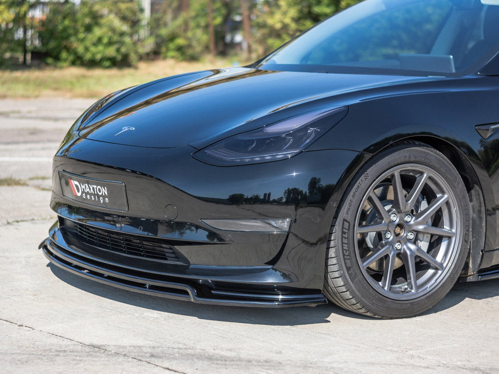 Front Splitter V.2 Tesla Model 3 2017- Maxton Design