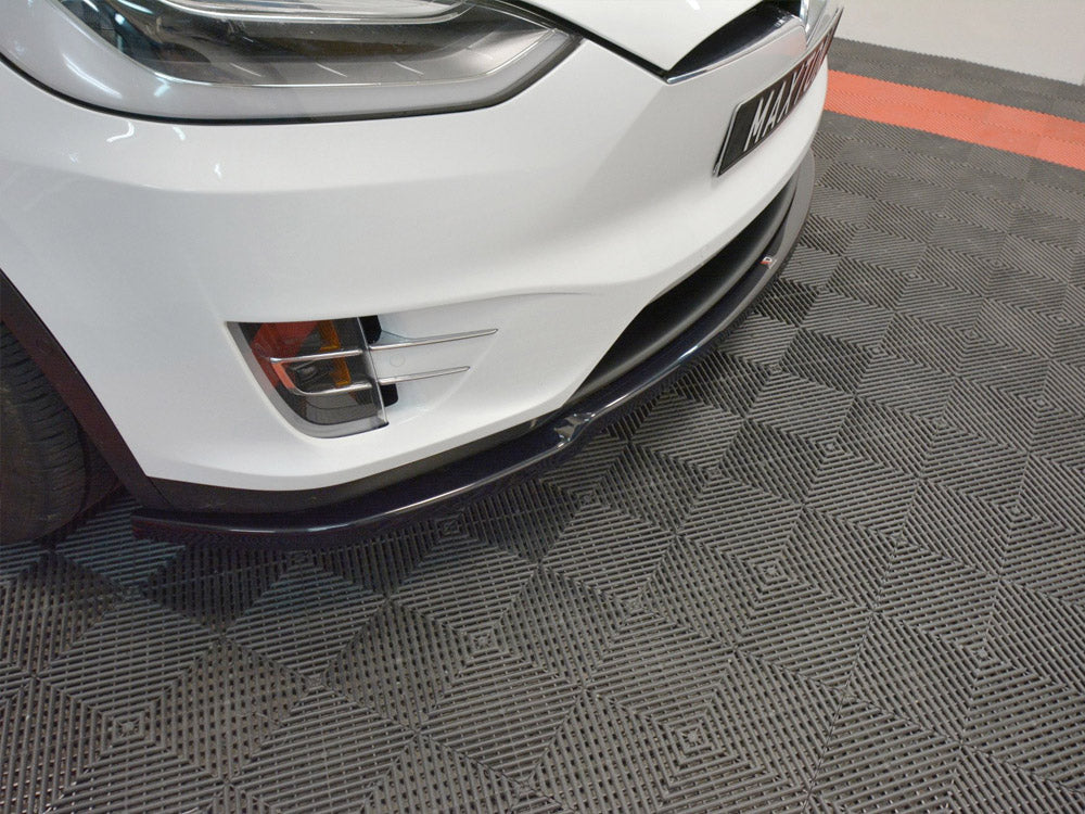 Front Splitter V.1 Tesla Model X 2015- Maxton Design