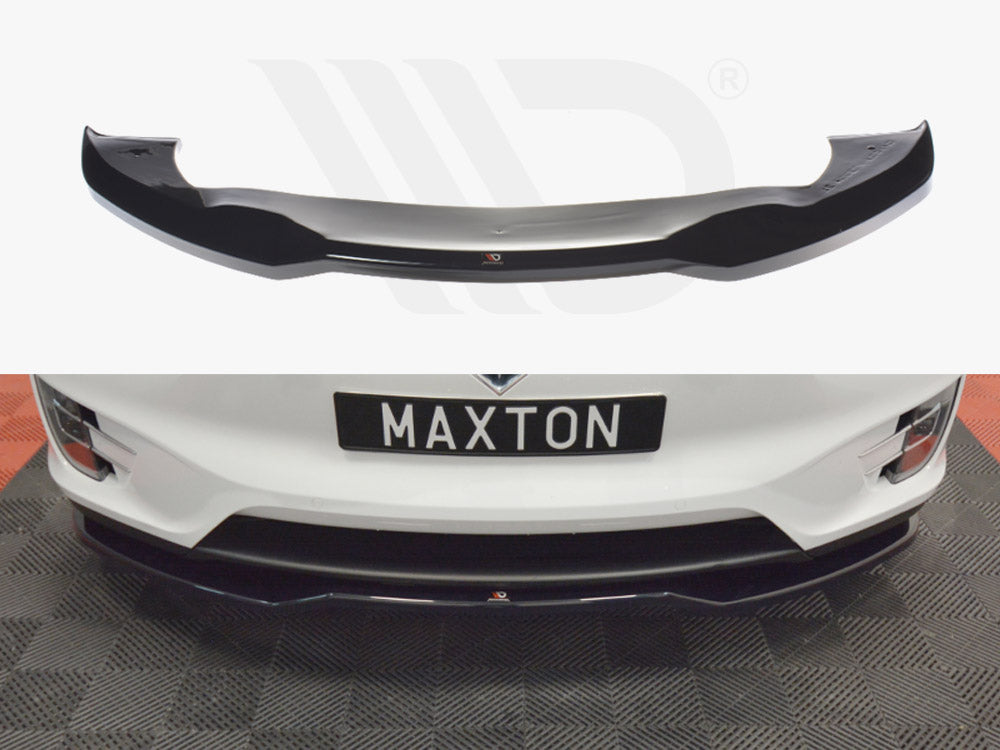 Front Splitter V.2 Tesla Model X 2015- Maxton Design