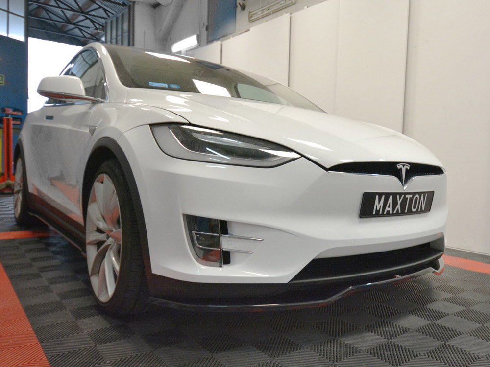 Front Splitter V.2 Tesla Model X 2015- Maxton Design