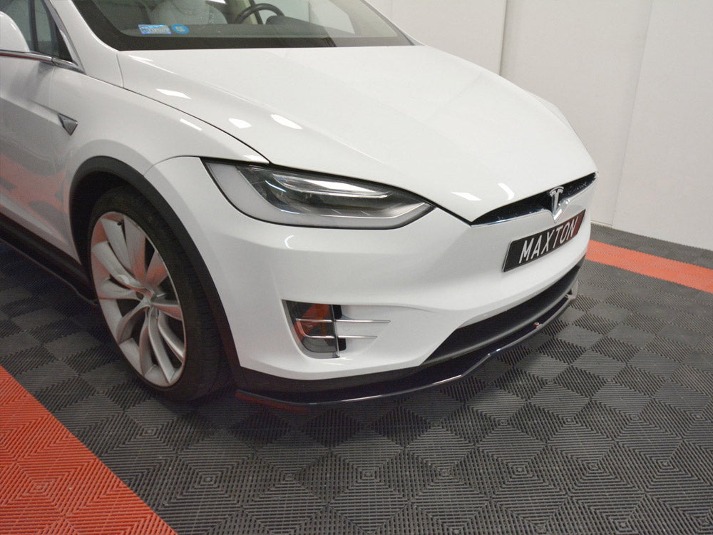 Front Splitter V.2 Tesla Model X 2015- Maxton Design