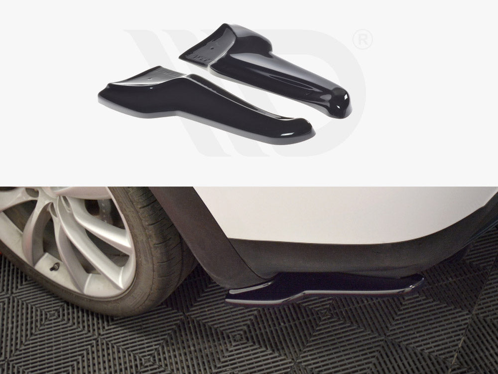 Rear Side Splitters V.2 Tesla Model X 2015- Maxton Design