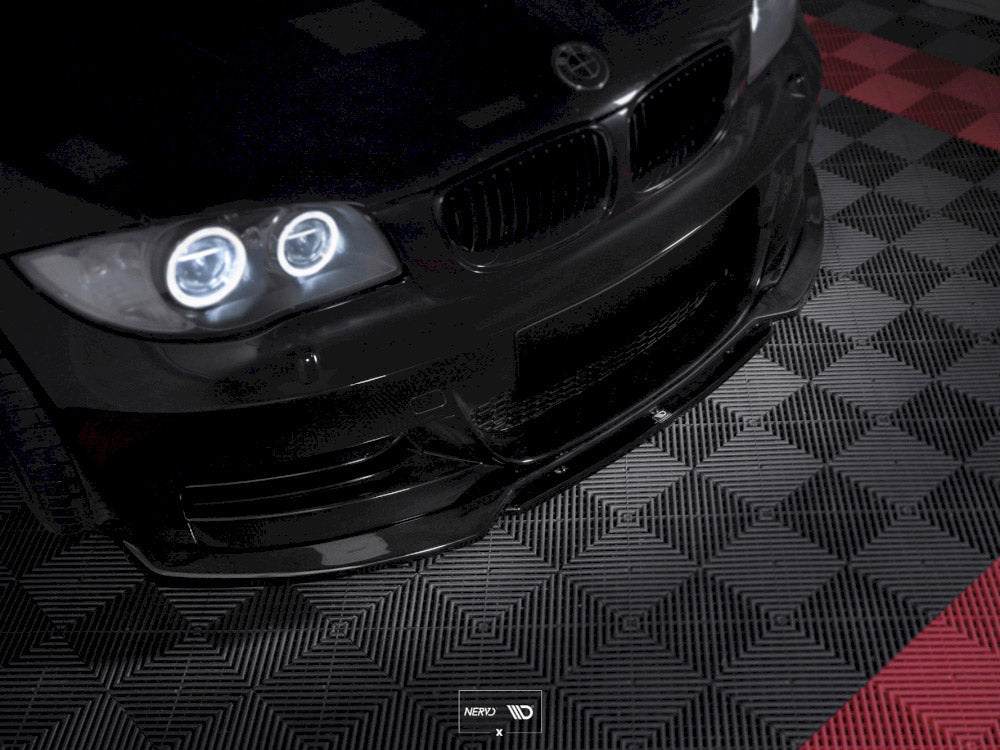 Front Splitter V.1 Bmw 1 E82 Facelift M-sport 2007- 2013 Maxton Design