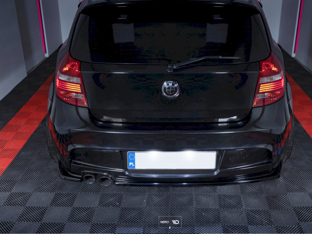 Central Rear Splitter (Without Vertical Bars) Bmw 1 E81/ E87 M-sport Facelift 2007-2011 Maxton Design