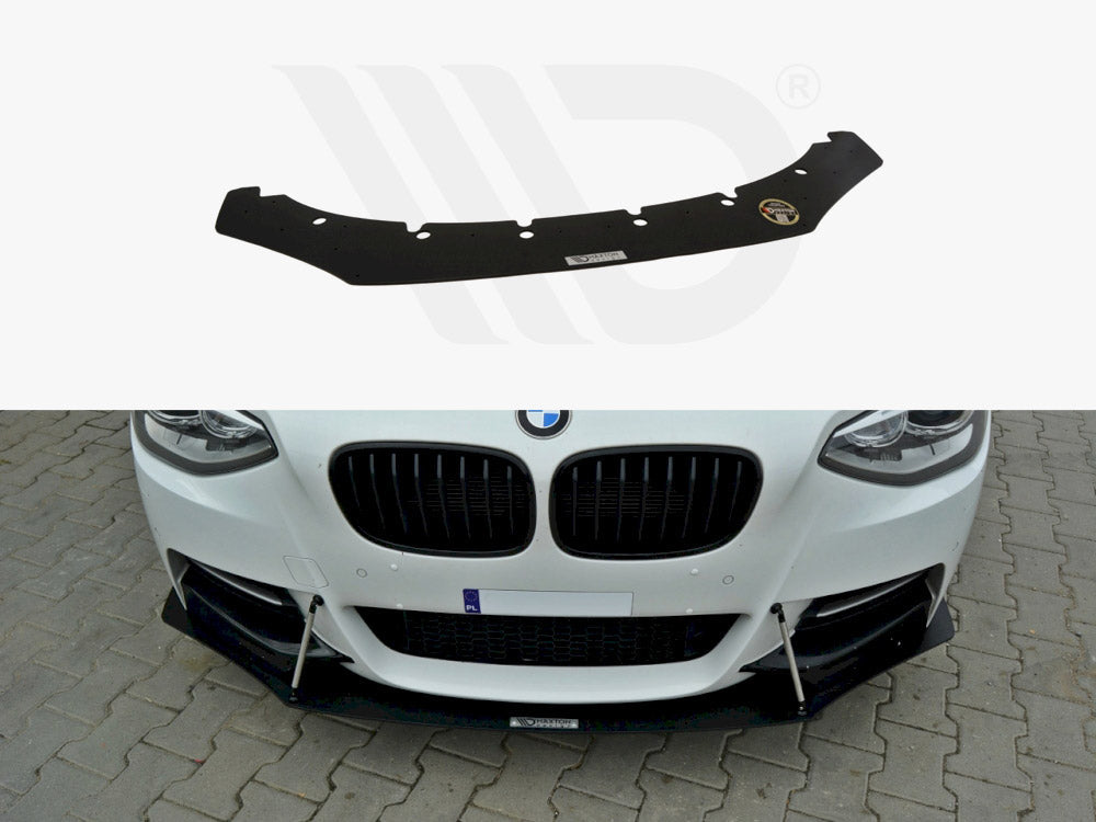 Front Racing Splitter Bmw 1 F20/F21 M-power (Preface) 2011-2015 Maxton Design