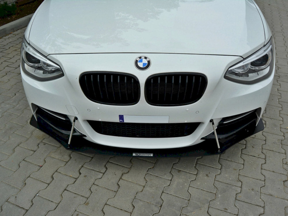 Front Racing Splitter Bmw 1 F20/F21 M-power (Preface) 2011-2015 Maxton Design