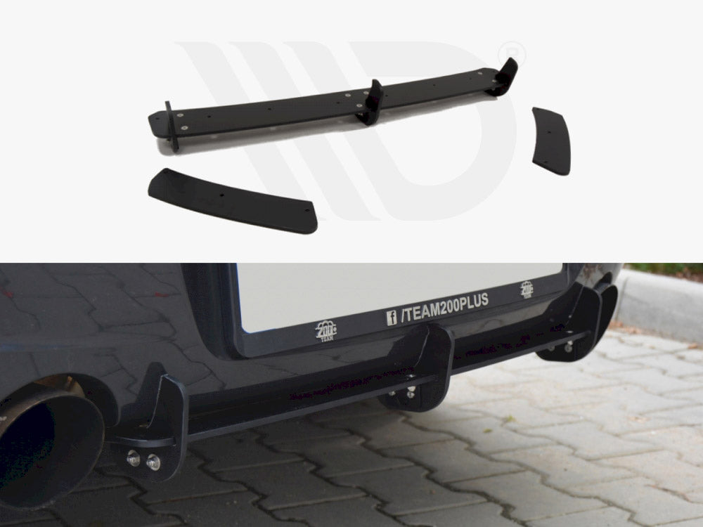 Bmw 1 F20/F21 M-power Rear Diffuser & Rear Side Splitters (Preface) Maxton Design