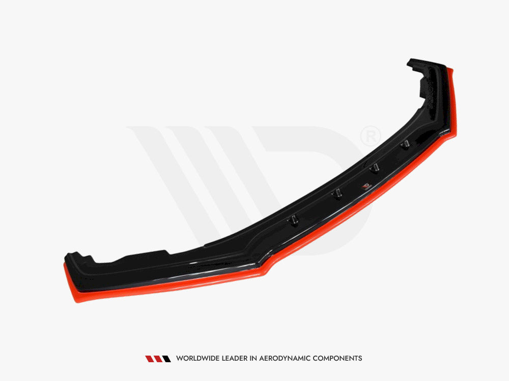 Front Splitter (Black &amp; Red) V.4 Subaru BRZ Facelift 2017-2020 Maxton Design