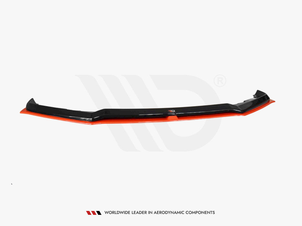 Front Splitter (Black &amp; Red) V.5 Subaru BRZ Facelift 2017-2020 Maxton Design