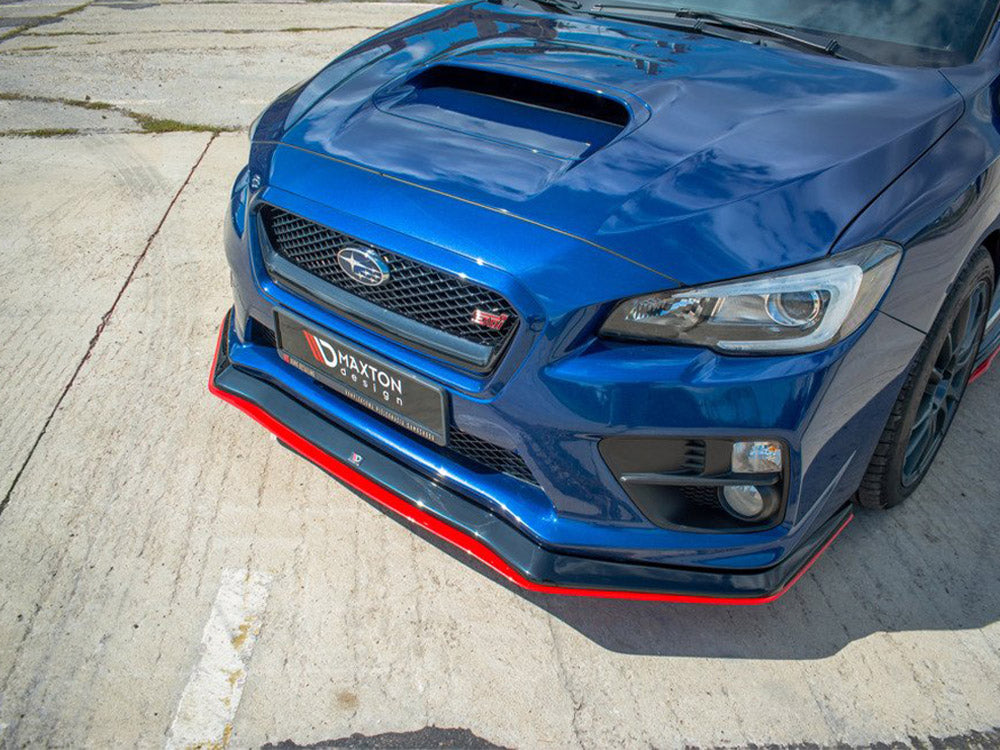 Front Splitter V.3 Subaru WRX STI Maxton Design