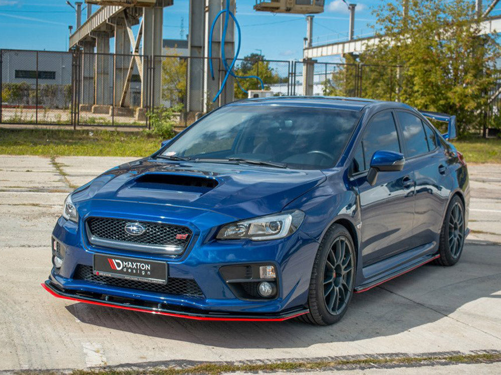 Front Splitter V.4 Subaru WRX STI Maxton Design