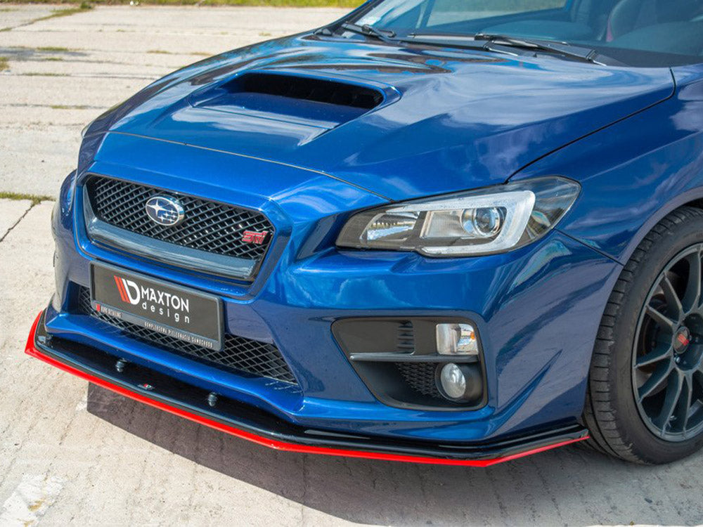 Front Splitter V.4 Subaru WRX STI Maxton Design