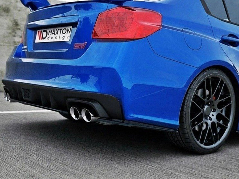 Central Rear Splitter Subaru WRX STI Maxton Design