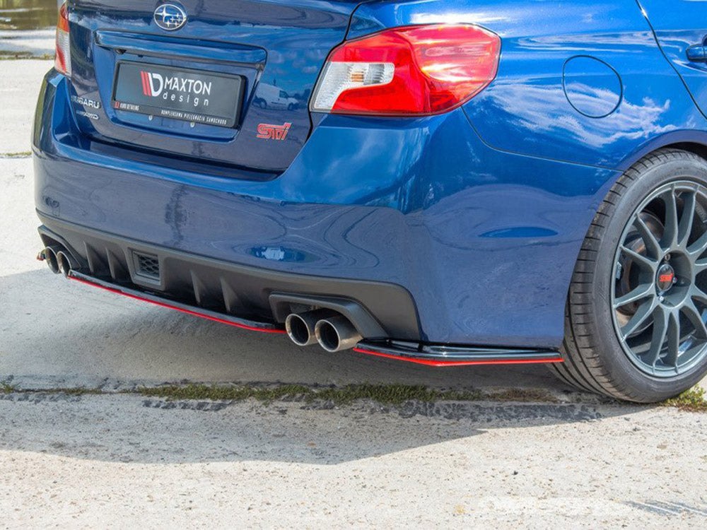 Central Rear Splitter V.2 Subaru WRX STI Maxton Design