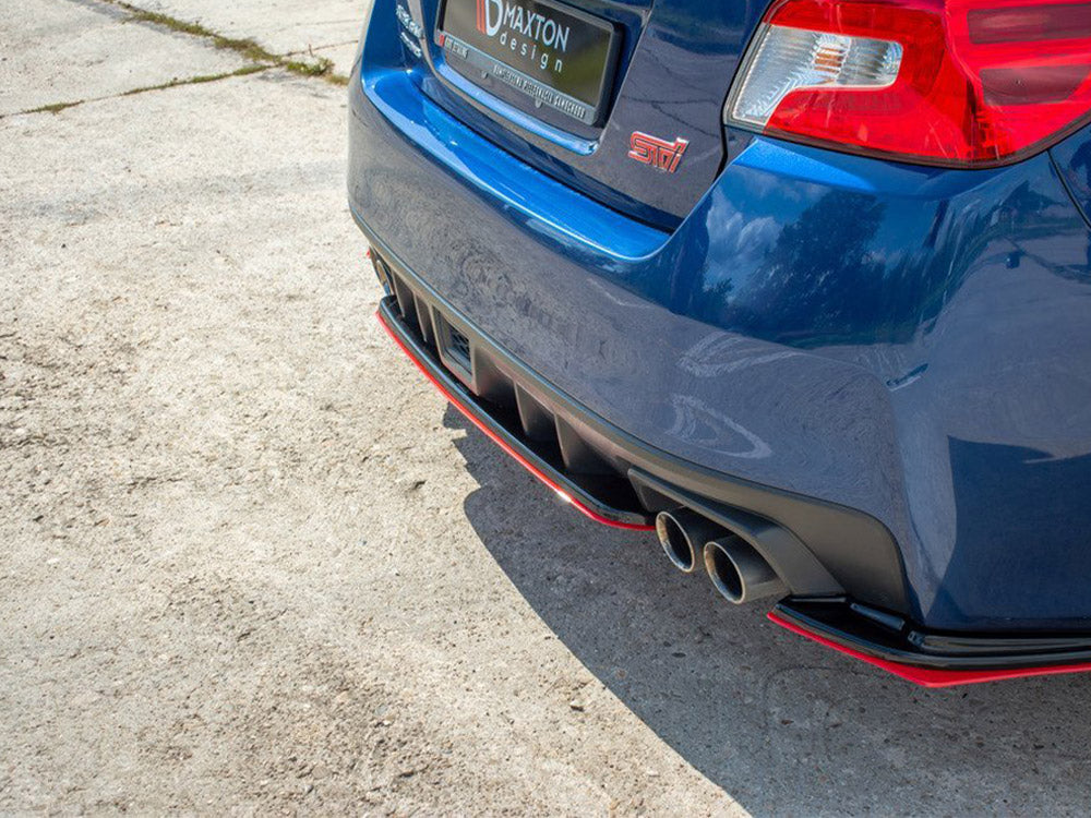 Central Rear Splitter V.2 Subaru WRX STI Maxton Design