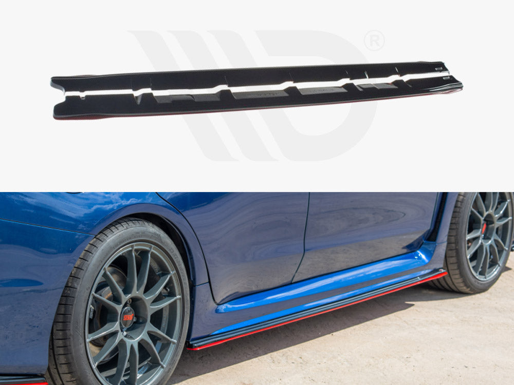 Side Skirts Diffusers V.2 Subaru WRX STI Maxton Design