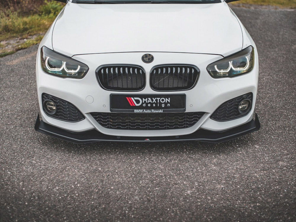 Racing Durability Front Splitter V.3 + Flaps BMW 1 F20 M-Pack Facelift / M140i Maxton Design