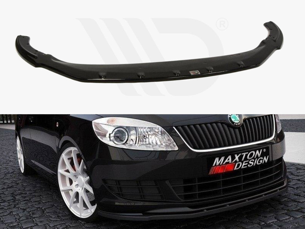 Front Splitter Skoda Fabia II Facelif Model, Standard Bumper Maxton Design