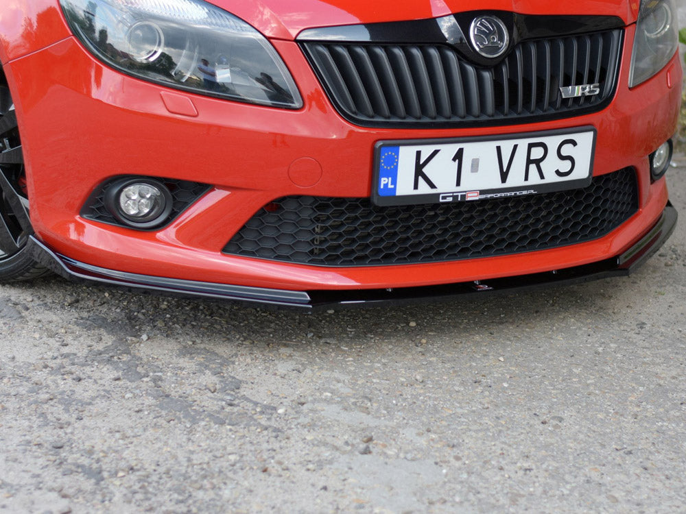 Front Splitter Skoda Fabia II (For RS) Maxton Design