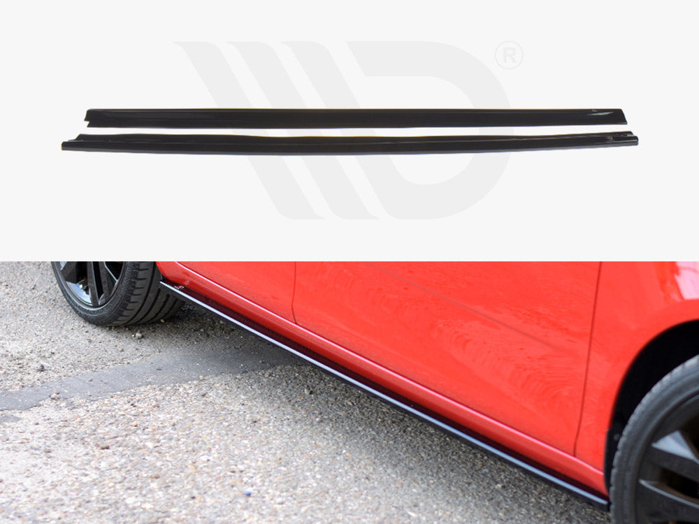 Side Skirts Diffusers Skoda Fabia MK2 RS 2010-2014 Maxton Design