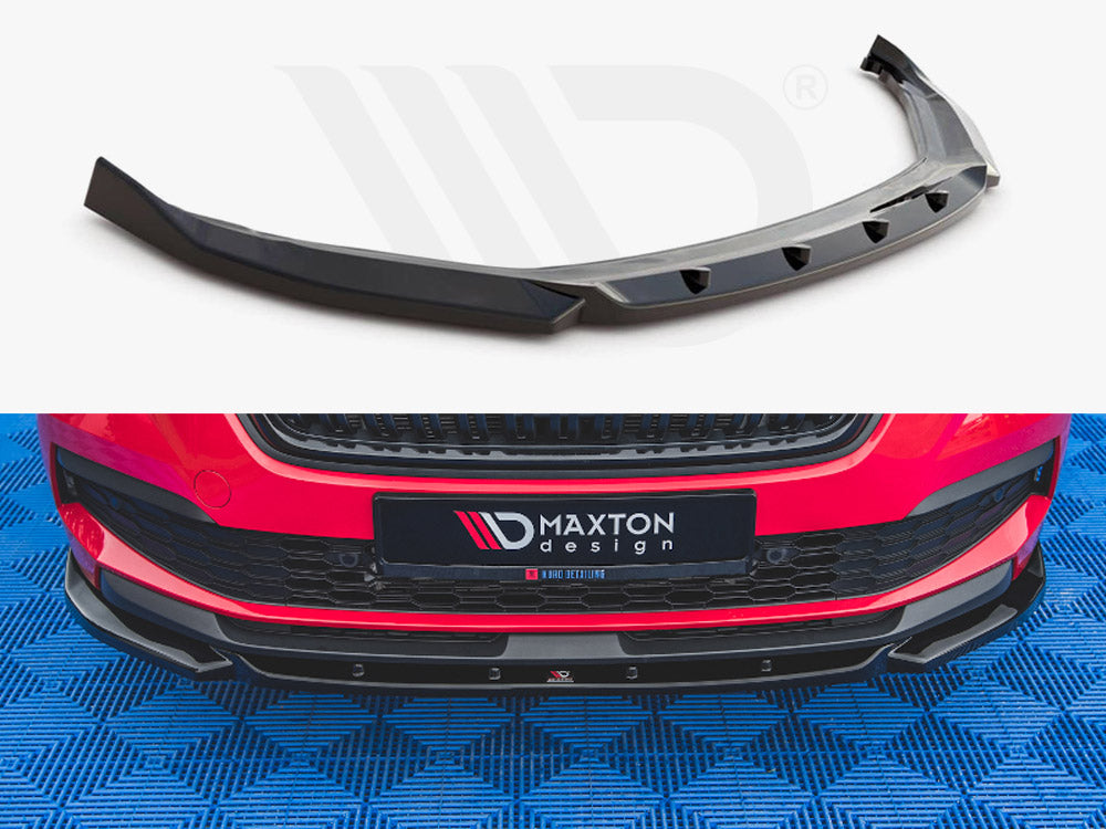 Front Splitter V1 Skoda Kamiq 2019- Maxton Design