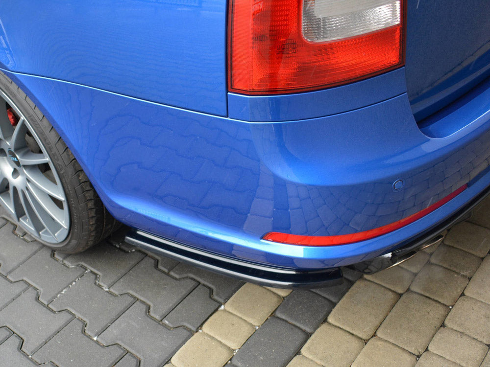 Rear Side Splitters Skoda Octavia Mk2 VRS Estate Facelift 2008-2013 Maxton Design