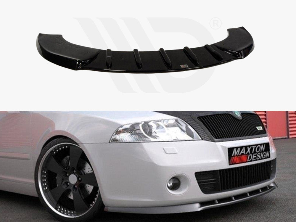 Front Splitter Skoda Octavia MK2 VRS Pre-facelift 2005-2007 Maxton Design