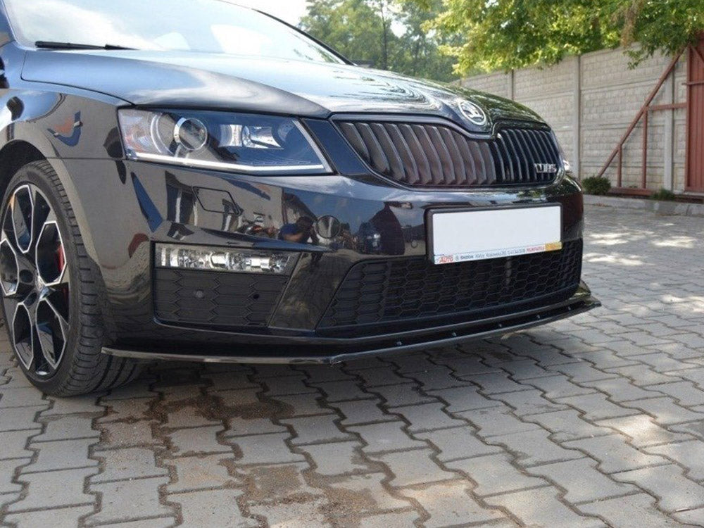 Front Splitter V.1 Skoda Octavia MK3 VRS 2013-2016 Maxton Design