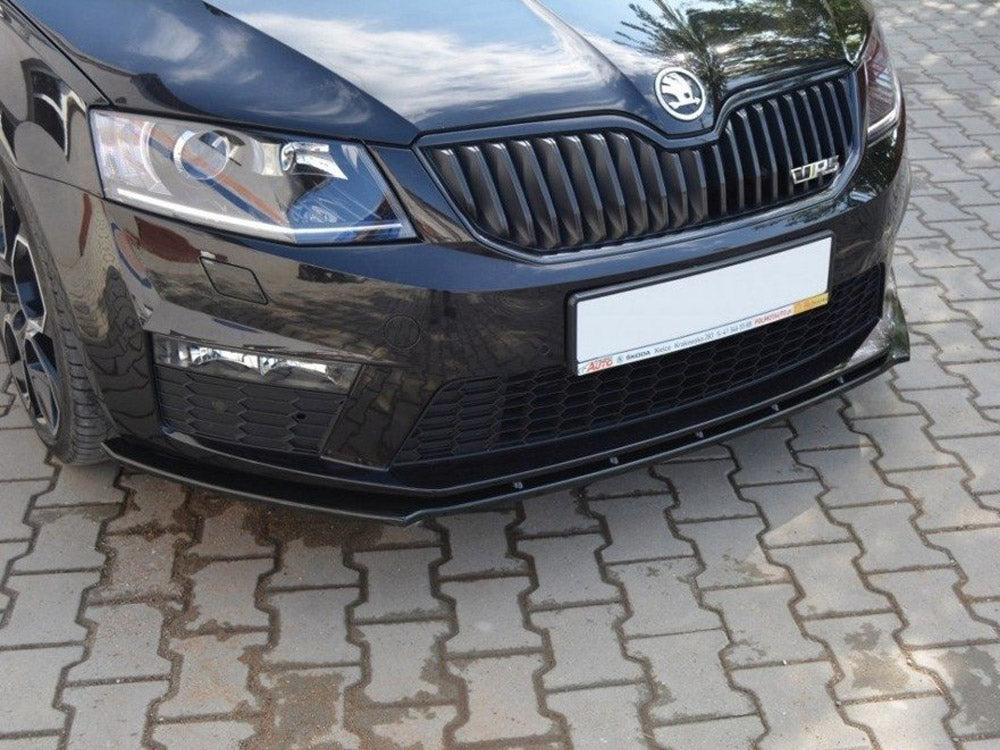 Front Splitter V.1 Skoda Octavia MK3 VRS 2013-2016 Maxton Design