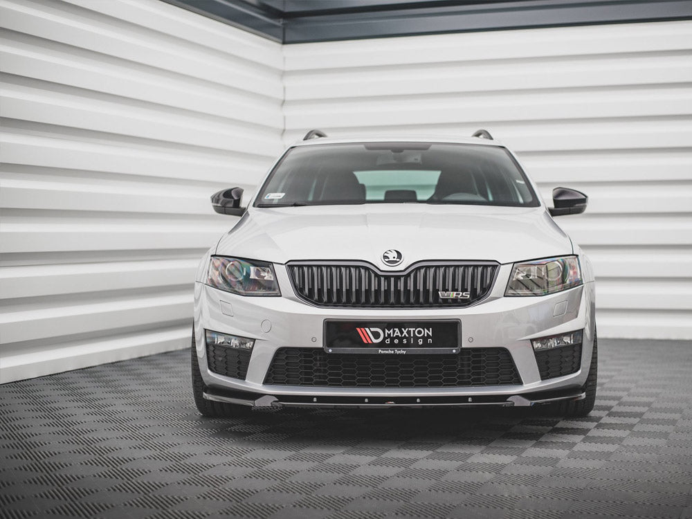 Front Splitter V.3 Skoda Octavia RS MK3 2013-2016 Maxton Design