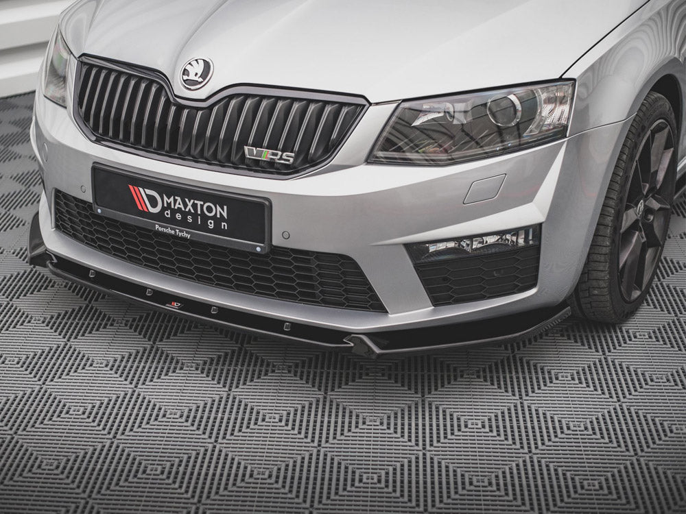 Front Splitter V.3 Skoda Octavia RS MK3 2013-2016 Maxton Design