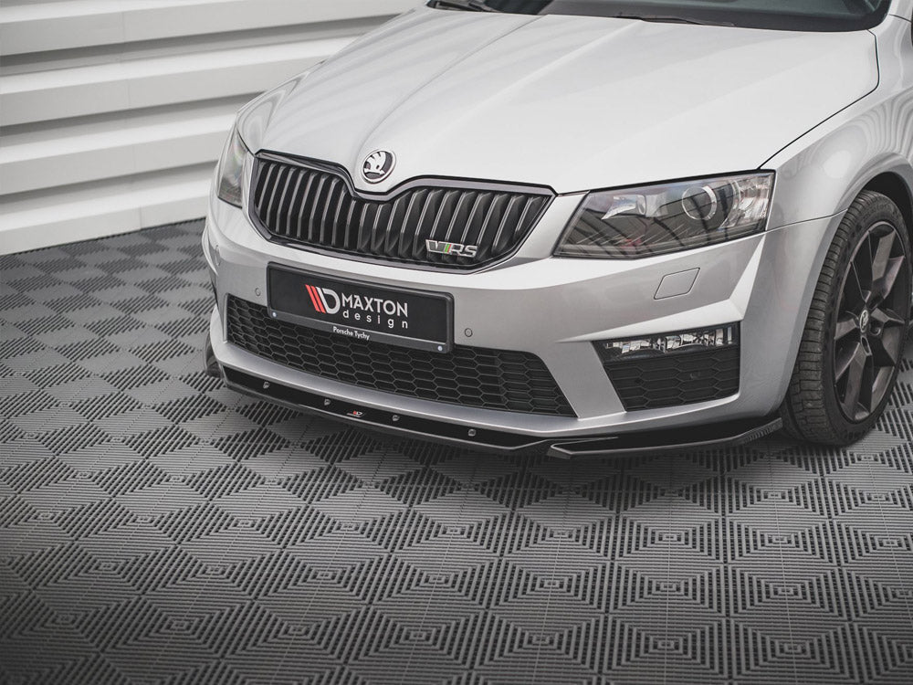 Front Splitter V.4 Skoda Octavia RS MK3 2013-2016 Maxton Design