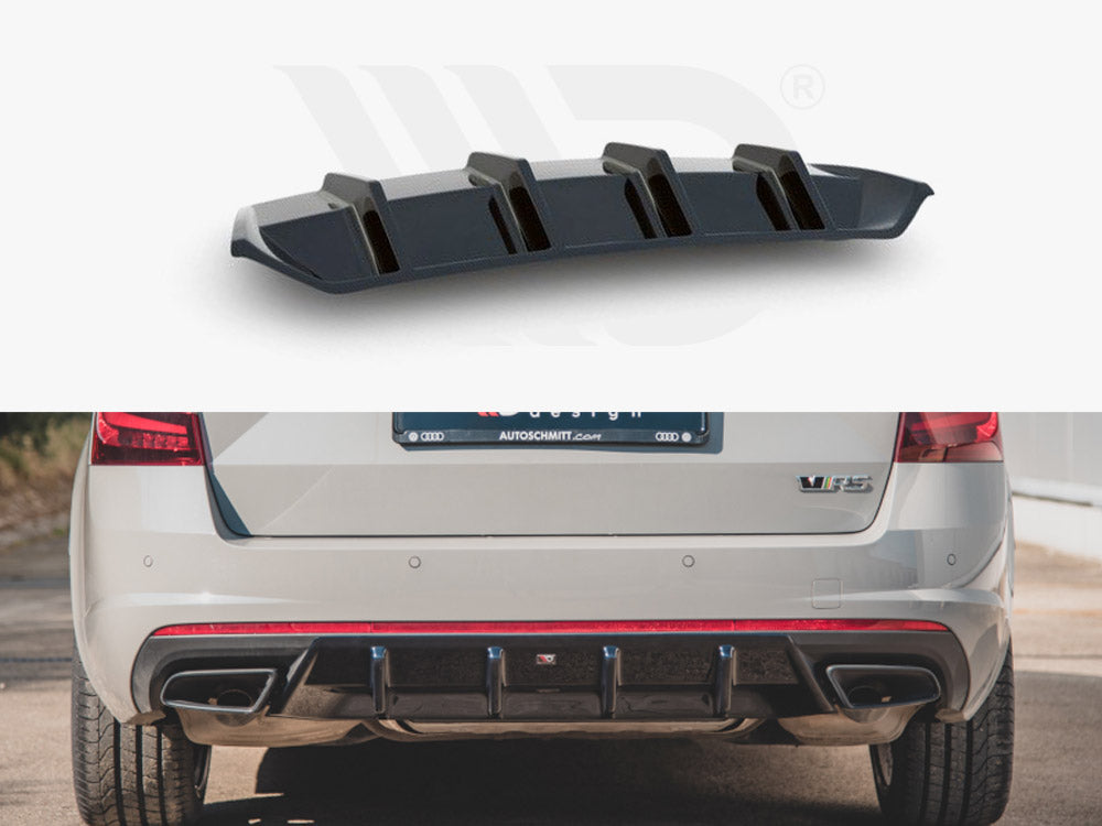 Rear Valance V.1 Skoda Octavia VRS MK3/ MK3.5 Hatchback / Estate Maxton Design