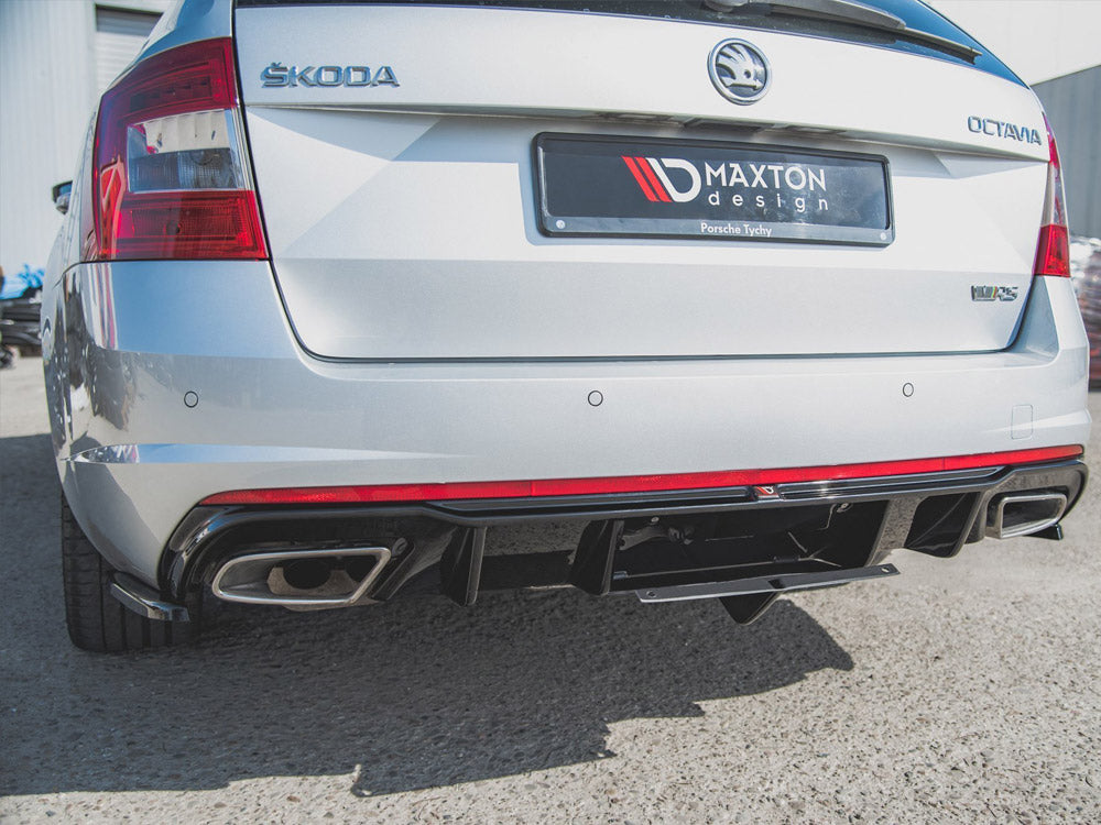 Rear Valance V.2 Skoda Octavia RS Mk3 / Mk3 FL Hatchback / Estate (Petrol) Maxton Design