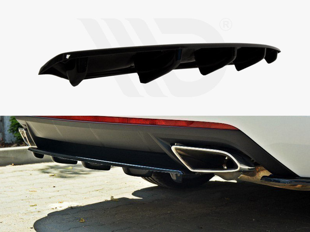 Central Rear Splitter Skoda Octavia VRS MK3/ MK3.5 Hatchback/ Estate Maxton Design